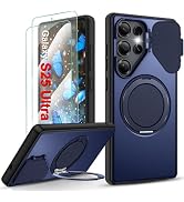Gritup for Samsung Galaxy S25 Ultra Case,Flip Camera Cover | with Screen Protector,Ring Holder St...