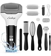Electric Foot Callus Remover Easkep Rechargeable Portable Electronic Foot File Pedicure Tools, Wa...