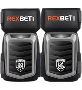 REXBETI New Upgraded Knee Pads for Work, Construction Knee Pads for Men, Heavy Duty Comfortable A...