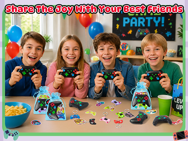 Video Game Handle Squishy Toy Party Favors