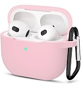 ATUAT Compatible with AirPods 3 Case, Protective Silicone Cover for AirPods 3rd Generation Case 2...