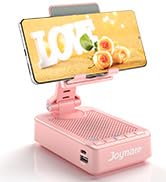 Joymate Gifts for Women Girls, Bluetooth Speaker Phone Stand with Charging Function 360° Rotable ...