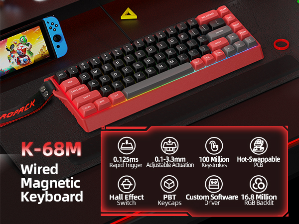 MicroPack K68 gaming keyboard
