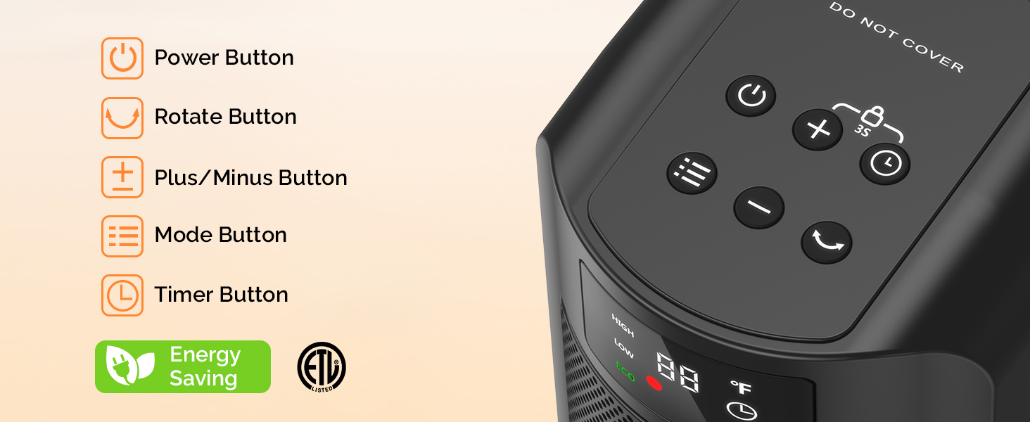 digital space heater