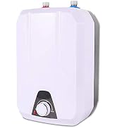 Water Heater 110V 1500W Electric Instant Kitchen Household Electrical 8L Huge Tank Shower Hot Wat...