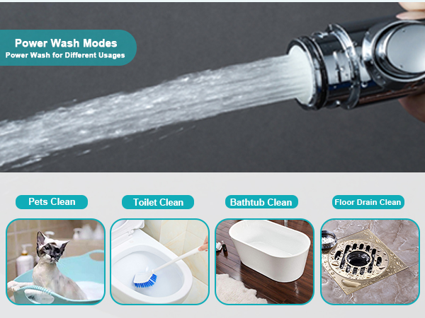 shower head with long hose