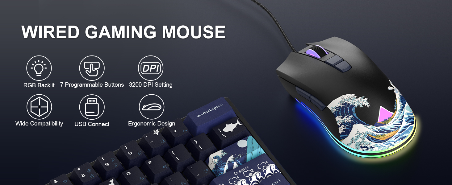 WIRED GAMING MOUSE
