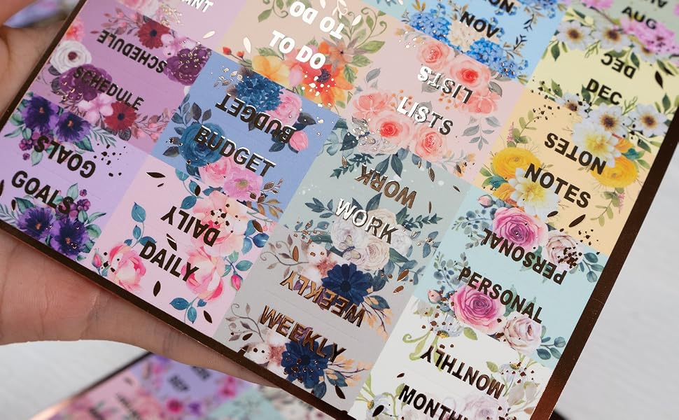monthly tabs