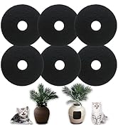 PurifyLogix 6PCS Cat Litter Box Replacement Carbon Filters Compatible with Hidden Cat Litter Box ...