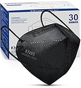 Boncare KN95 Face Mask 30 PCs, 5-Layer Face Mask for Men & Women Filter Efficiency=95%, Breathab...