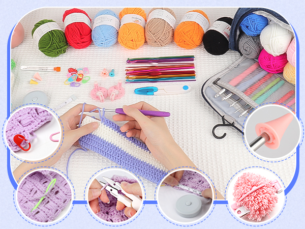 kids crochet kit for beginners