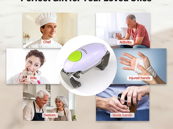 Electric jar opener for weak hands