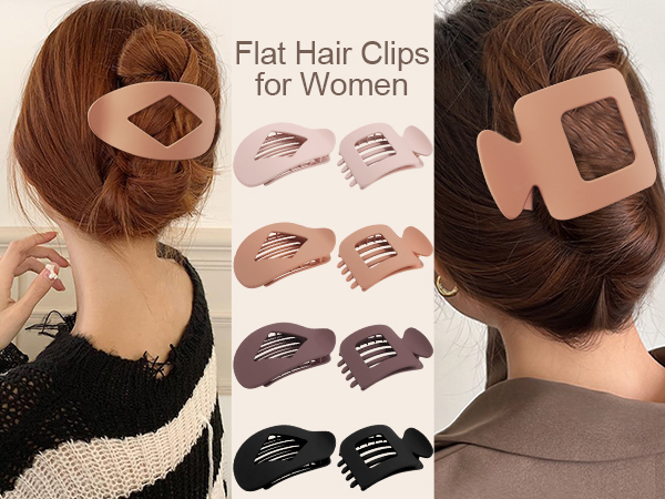 flat claw clips