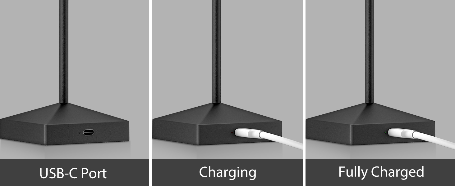 cordless table lamps rechargeable