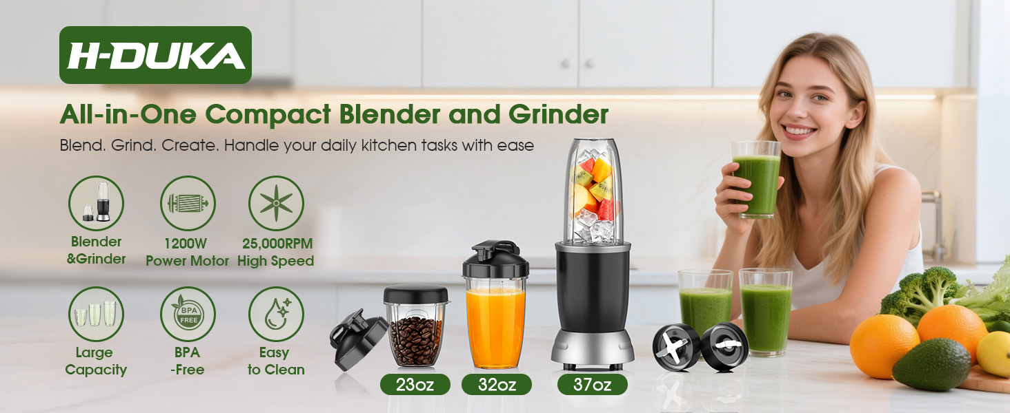 smoothie blender and grinder combo
