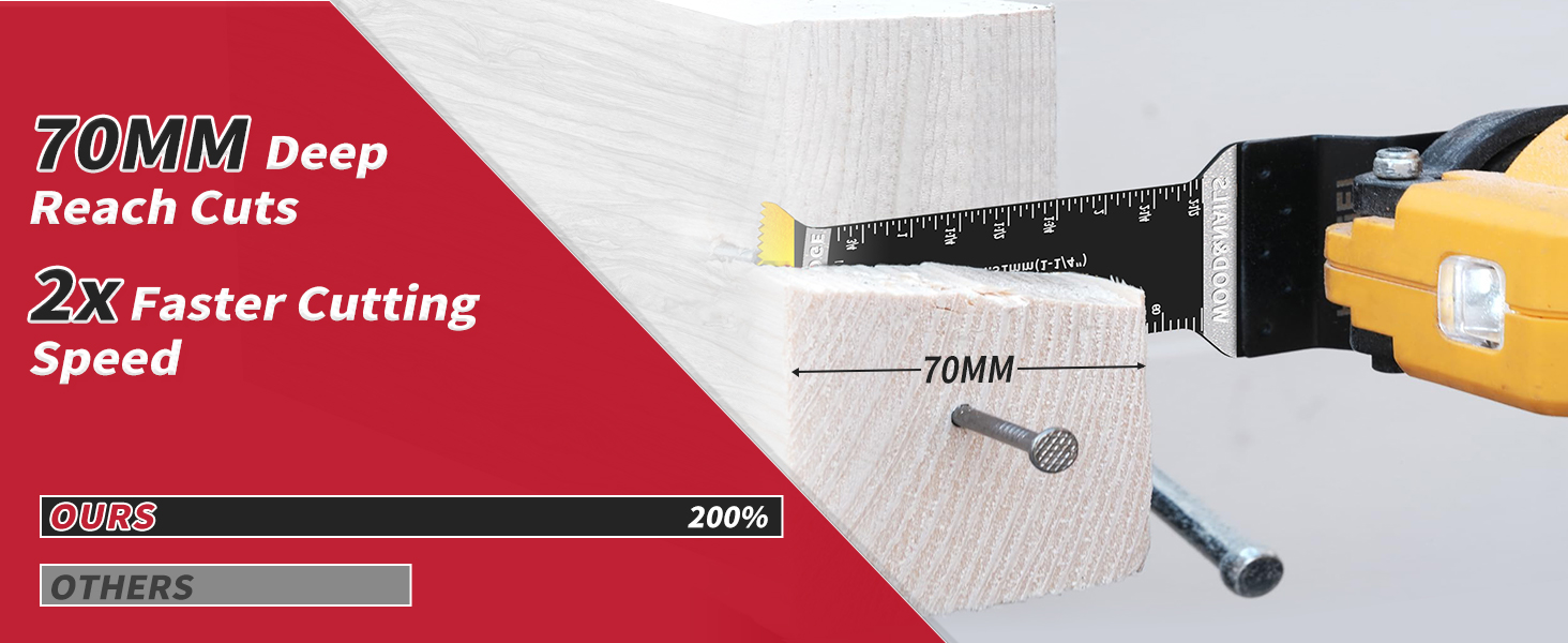 titanium oscillating saw blades