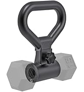 SELEWARE Versatile Steel Dumbbell to Kettlebell Converter Handle, Dumbbell Grip Handle, Convert D...