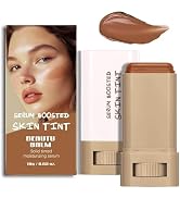 Foundation Stick, Beauty Balm Serum Boosted Skin Tint, Tinted Moisturizer, Skin Tint for Black Wo...