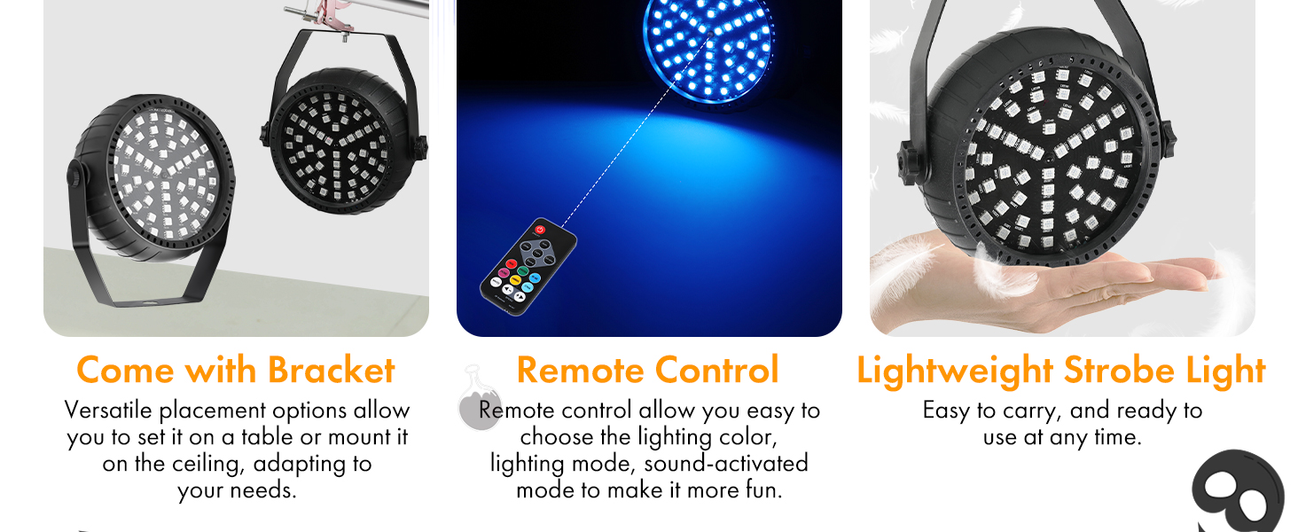 halloween wireless strobe light