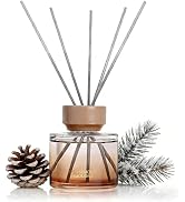 Reed Diffuser Set - 3.38 fl oz (100ml) Black ice Oil Diffusers | 5 Premium Reed Sticks | Home Fra...