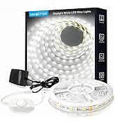 DAYBETTER White LED Strip Light, 20ft Dimmable Bright Rope Light, 6500K 24V Light Strips, 360 LED...