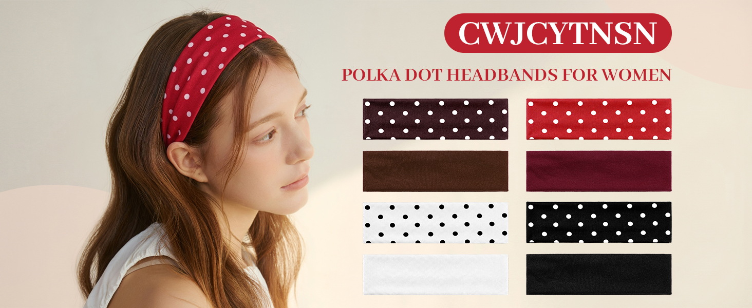 Polka Dot Headbands