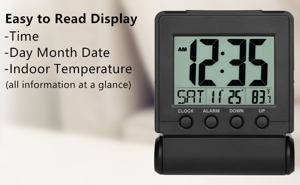 clear display with lots of features