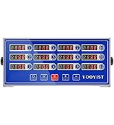 YOOYIST Kitchen Timers for Cooking – 12 Channel Commercial Kitchen Timer Restaurant Kitchen Suppl...