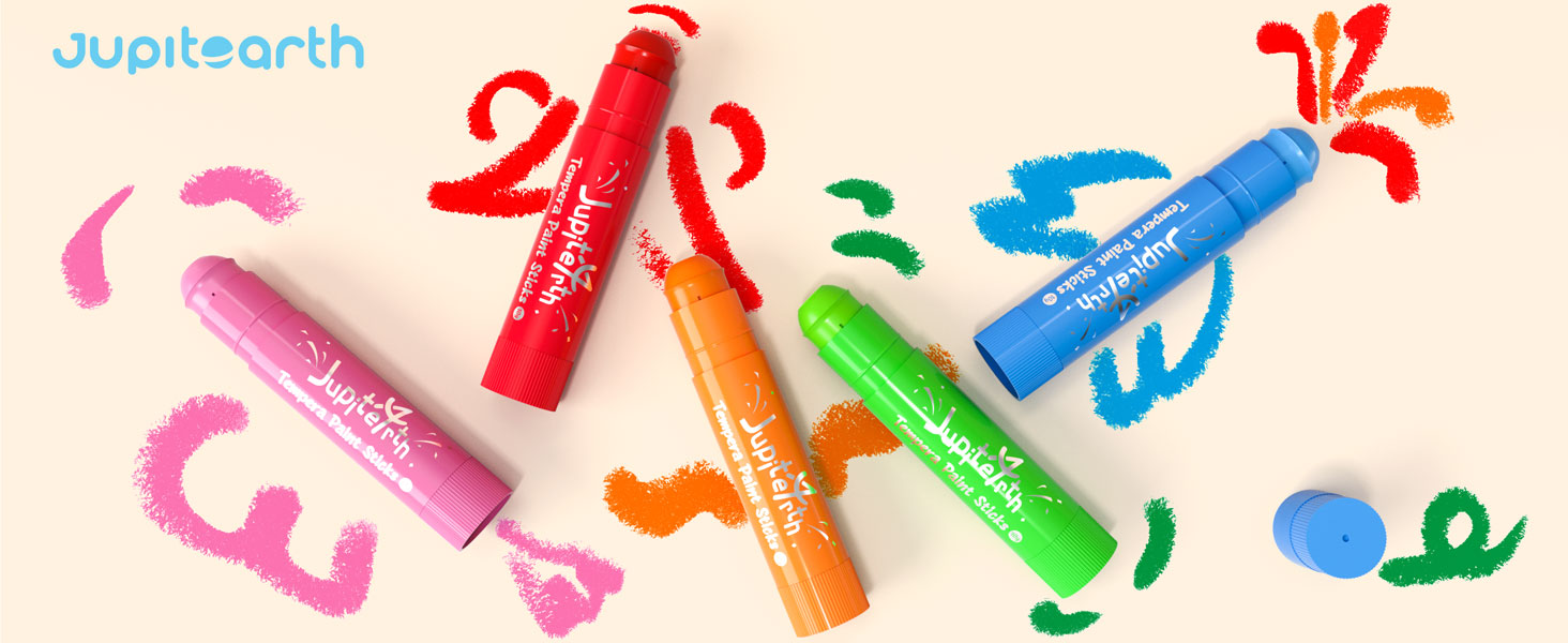 JUPITEARTH Tempera Paint Sticks