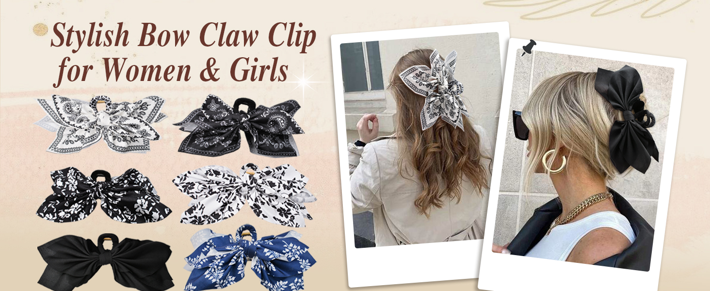 claw clips hair clip for women teen bows for girls hair claw clips butterfly clips flower clips