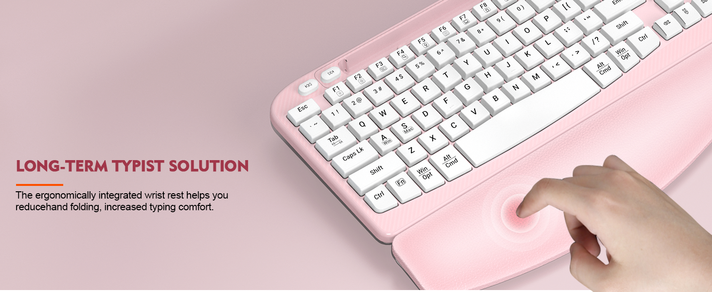 wireless keyboard ergonomic