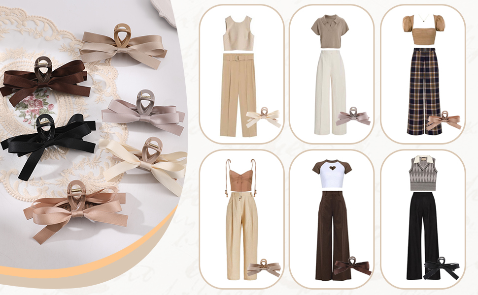 bow claw clips