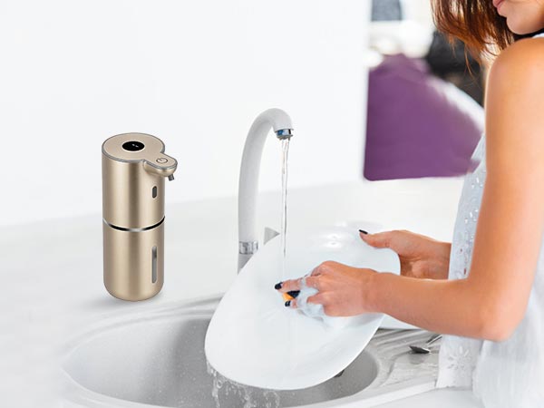 The automatic soap dispenser touchless is designed for versatility