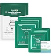 Hotel Essentials Disposable Bed Sheet for Travel, Queen Size Disposable Sheet with Bath Towel Fac...