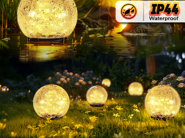 Garden Solar Ball Lights Outdoor Waterproof