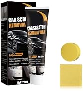 Car Scratch Repair Wax, 2026 New Upgrade Car Scratch Remover Wax with Sponge and Wipe, Profession...