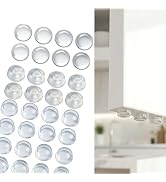 164 PCS Cabinet Door Bumper Clear Silicone, 3 Shapes 1/2" Self Adhesive Cabinet Pads Bumpers Quie...