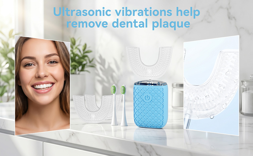 Sonic Electric U Shaped Toothbrush
