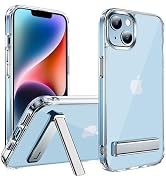 CEDO Kickstand for iPhone 14 Case, 3-Way Adjustable with Metal Stand, Military-Grade Shockproof B...