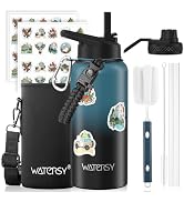 32oz Insulated Water Bottle (Cold for 48 Hrs),BPA Free&Leak Proof,Stainless Steel Water Flask,Wat...