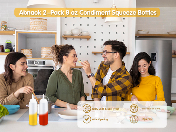 Condiment Squeeze Bottles
