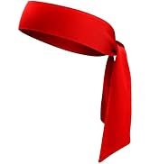Head Ties Headband for Men Women, Adjustable Sports Sweatband Ninja Headband Karate Tie Back, Swe...