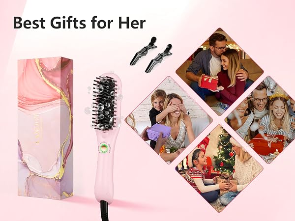 small hair straightener brush