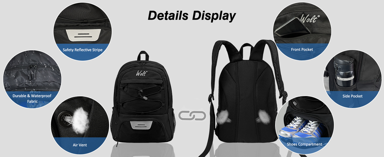 soccer backpack with shoe compartment