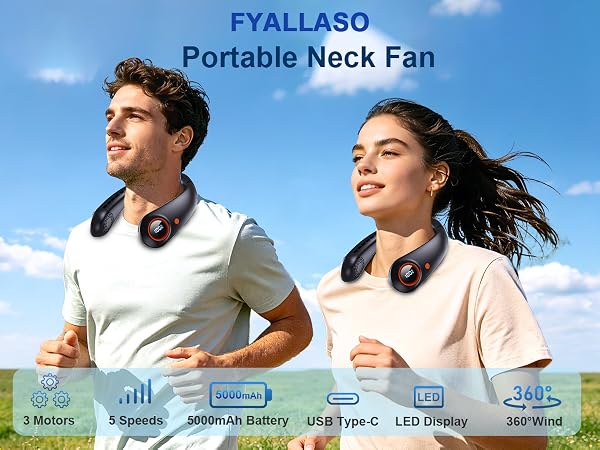 portable neck fan
