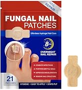 Fungal Nail Patches 21Pcs, Toenail Treatment Extra Strength, Nail Treatment for Thick, Discolored...