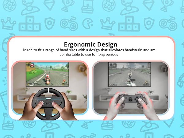 Orzly Nintendo Switch 2 Wheels