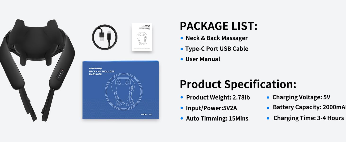 shiatsu neck and back massager