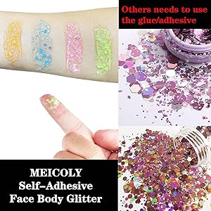 Self Adhesive glitter