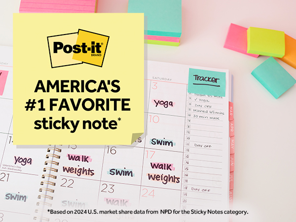 Post-it America's #1 Favorite Sticky Note